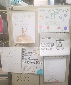 Student's made PSAs to practice communicating about environmental challenges